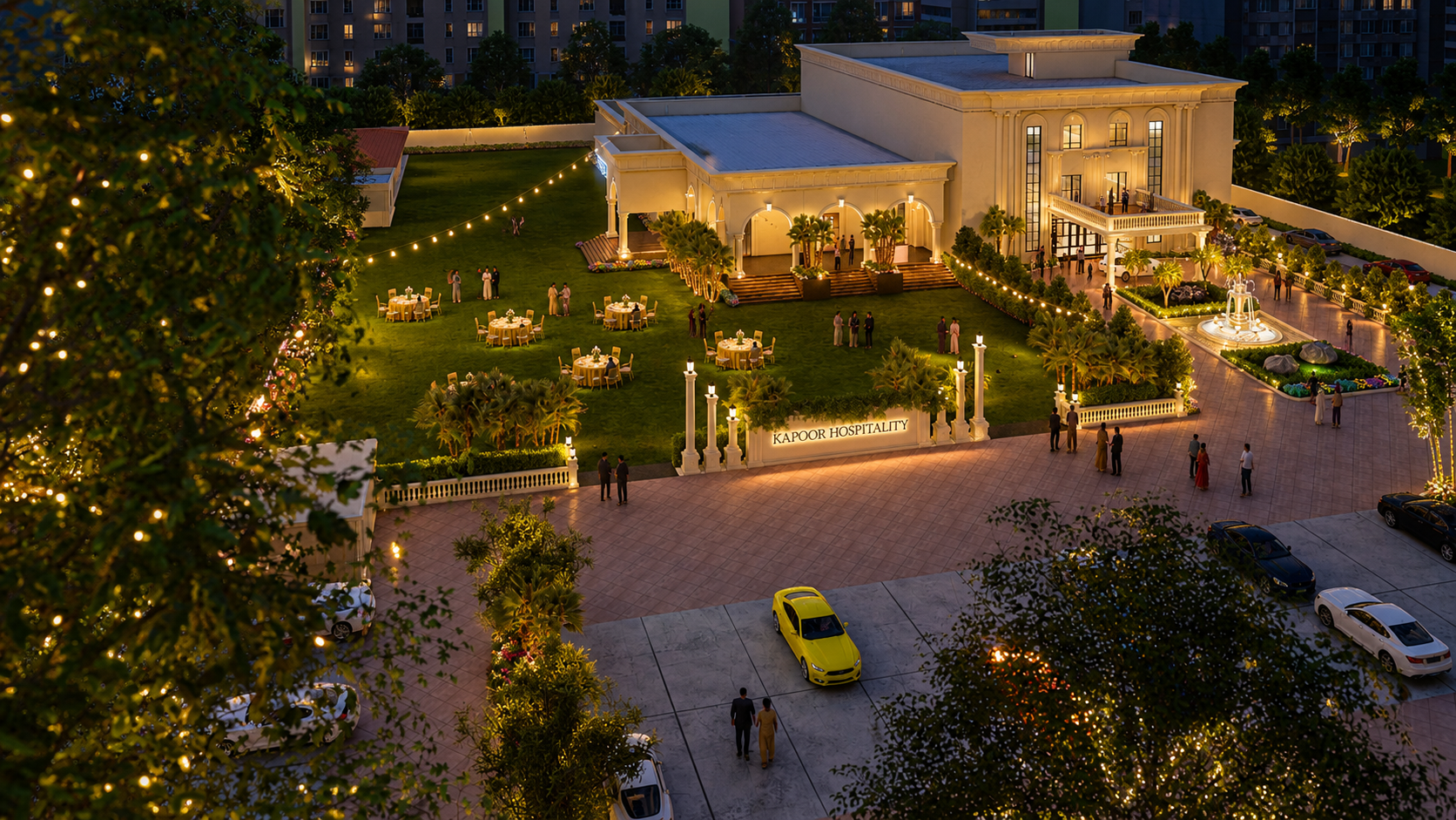Luxury party celebration
